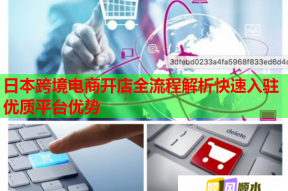 日本跨境电商开店全流程解析快速入驻优质平台优势
