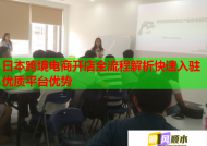 日本跨境电商开店全流程解析快速入驻优质平台优势