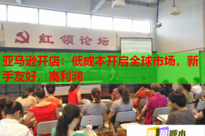 亚马逊开店：低成本开启全球市场，新手友好，高利润