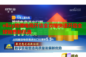 eBay跨境电商开店全攻略快速开启全球销售新机遇