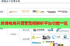 跨境电商开店全流程解析平台功能一览