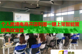 个人跨境电商开店利器一键上架智能管理高效运营