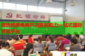 廊坊跨境电商开店执照助力一站式国际贸易平台