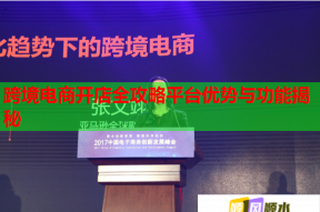 跨境电商开店全攻略平台优势与功能揭秘