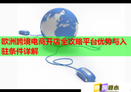 欧洲跨境电商开店全攻略平台优势与入驻条件详解