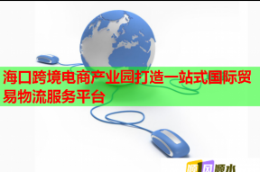 海口跨境电商产业园打造一站式国际贸易物流服务平台