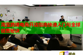 淘宝跨境电商开店指南快速入门与全球销售秘诀