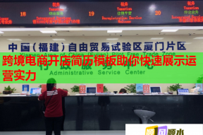跨境电商开店简历模板助你快速展示运营实力