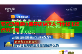 亚马逊跨境电商开店快速入门全球市场优势显著