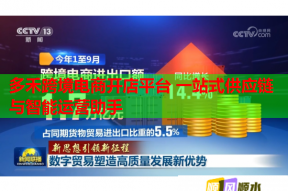 多禾跨境电商开店平台 一站式供应链与智能运营助手