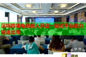 深圳跨境电商新人开店一站式平台助力快速出海