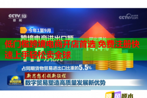 低门槛跨境电商开店首选 免费注册快速上手轻松卖全球