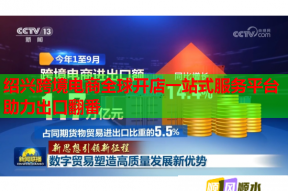 绍兴跨境电商全球开店一站式服务平台助力出口翻番