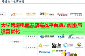 大学跨境电商开店实战平台助力创业与运营优化