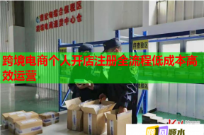 跨境电商个人开店注册全流程低成本高效运营