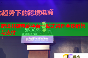 跨境开店电商平台一站式管理全球销售与支付