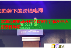 欧洲跨境电商开店全攻略平台优势与入驻条件详解