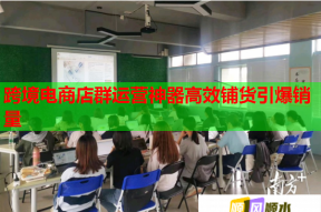 跨境电商店群运营神器高效铺货引爆销量