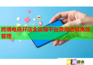 跨境电商开店全攻略平台费用透明高效管理