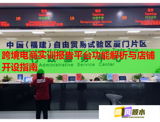 跨境电商实训报告平台功能解析与店铺开设指南  第1张