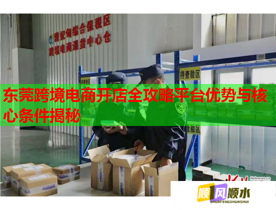 东莞跨境电商开店全攻略平台优势与核心条件揭秘  第1张