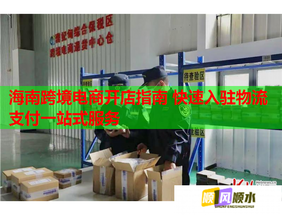 海南跨境电商开店指南 快速入驻物流支付一站式服务  第1张