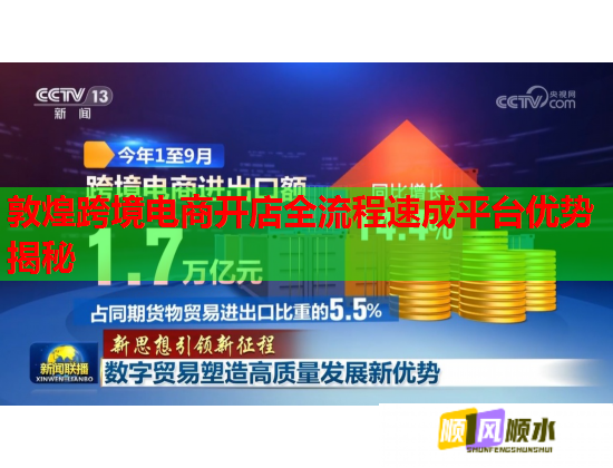 敦煌跨境电商开店全流程速成平台优势揭秘  第1张